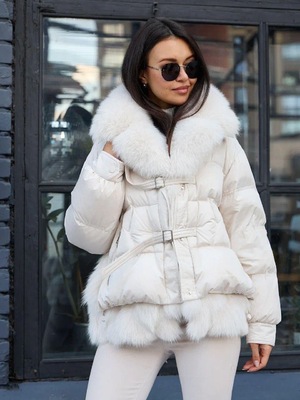 Короткий пуховик для зимы 2025