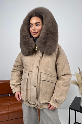 Зимний пуховик с капюшоном Pang Million